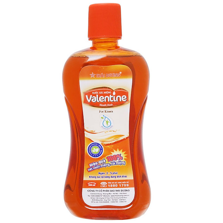 Nước Súc Miệng Valentine (500ml)