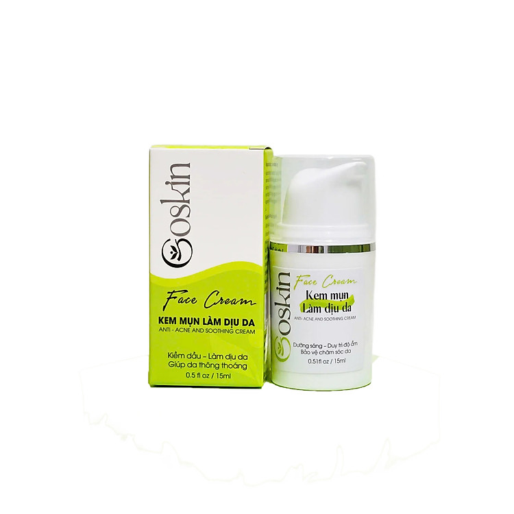 Kem Mụn Làm Dịu Da 15ml Goskin