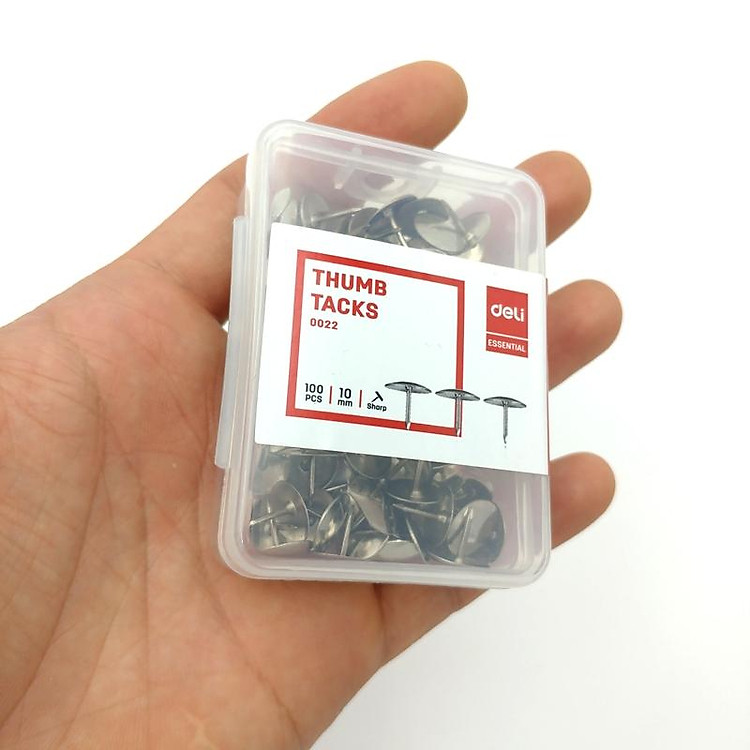 Ghim Mũ Inox Deli 22 - Ảnh 4