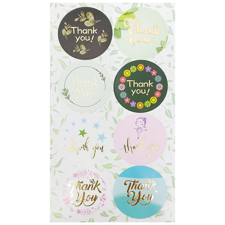 Sticker Cảm Ơn Ánh Kim - Teenage CTE-032 (5 tờ) - Ảnh 4