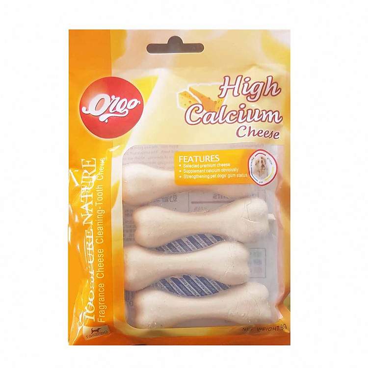 Xương nhai sạch răng thơm miệng thú cưng (bịch 5 thanh)