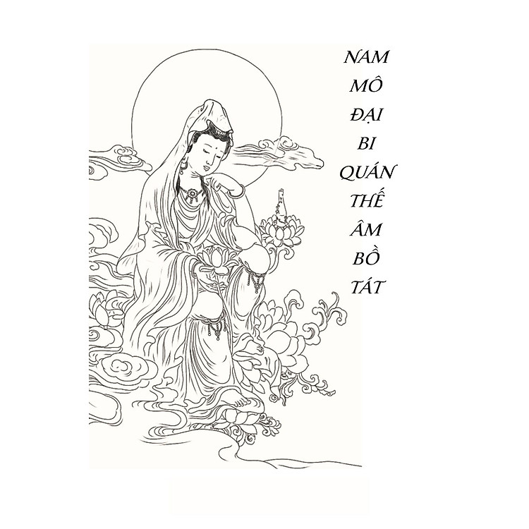 Sổ Tay Chép Kinh In Mờ Chú Đại Bi Có Lò Xo - Ảnh 3