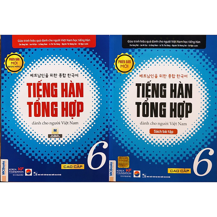 Tiếng Hàn Tổng Hợp Dành Cho Người Việt Nam – Cao Cấp 6 (SGK + SBT)