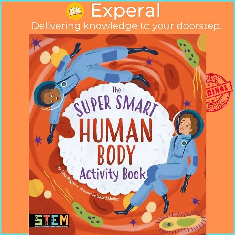 Sách - The Super Smart Human Body Activity Book by Isabel Munoz (UK edition, paperback)