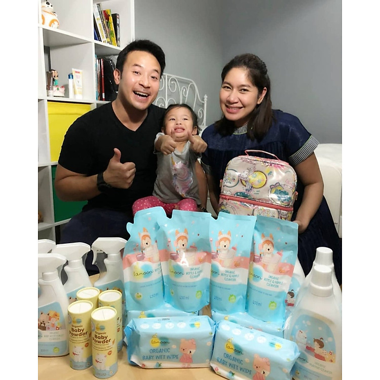 Nước giặt Organic cho bé Lamoon 750ml Chính hãng Ưu đãi - Hình ảnh 3
