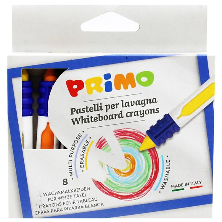 Bộ Bút Màu Sáp Xóa Được Trên Bảng Trắng Primo 1301WM8 (8 chiếc)