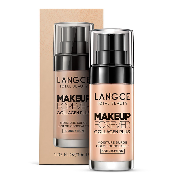 KEM NỀN CHE KHUYẾT ĐIỂM + HÌNH XĂM, KIỀM DẦU DƯỠNG ẨM DA (SIÊU MỊN) 30ml LANGCE