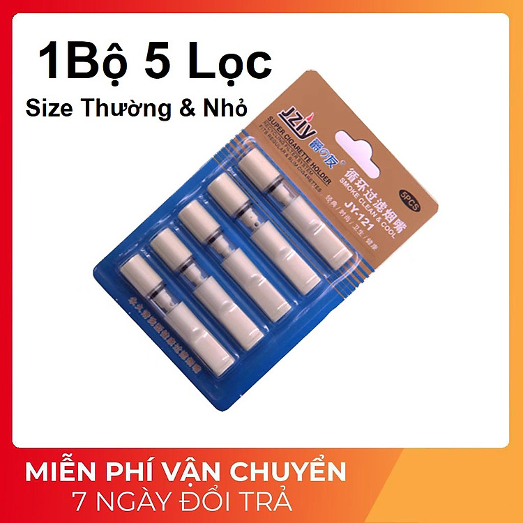 Bộ Tẩu Lọc Thuốc Dùng Cho Size Thông Thường & Nhỏ (5 chiếc)