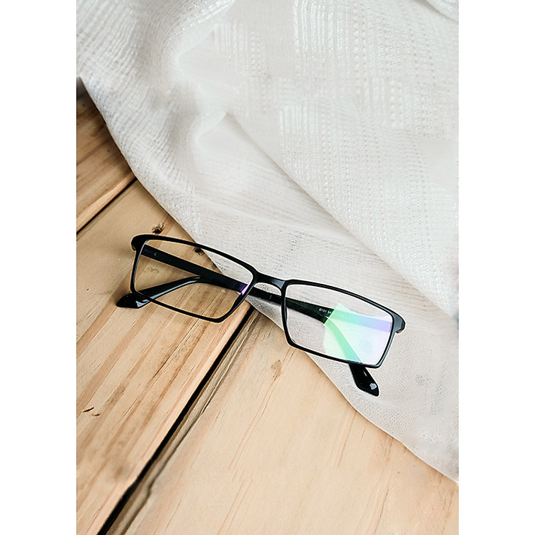 Gọng Kính Cận Nhựa Nam Vuông Nhỏ 6131 Đen Nhám