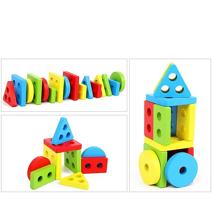 Mua Bộ Xếp Hình Thả Khối Montessori Babo Chính hãng Giá tốt - Hình ảnh 4