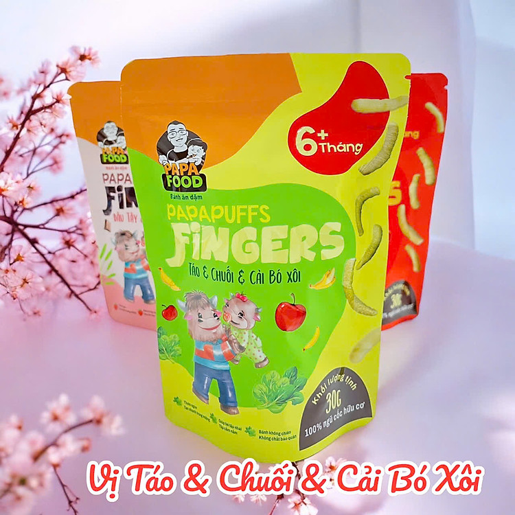 Bánh ăn dặm PAPAFOOD Chuối & Táo Tin cậy Tiết kiệm - Hình ảnh 4