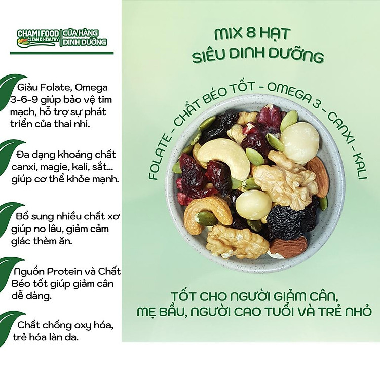 Mua Hạt dinh dưỡng Chami 500G giảm cân Chính hãng Giá tốt - Hình ảnh 5