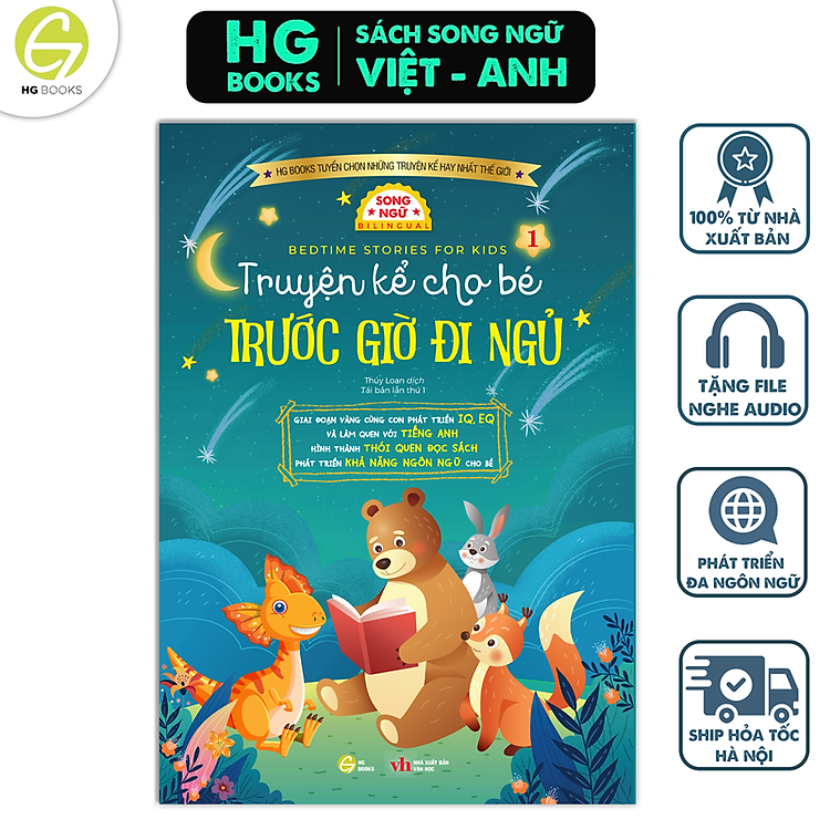 Song Ngữ – Truyện Kể Cho Bé Trước Giờ Đi Ngủ – Quyển 1