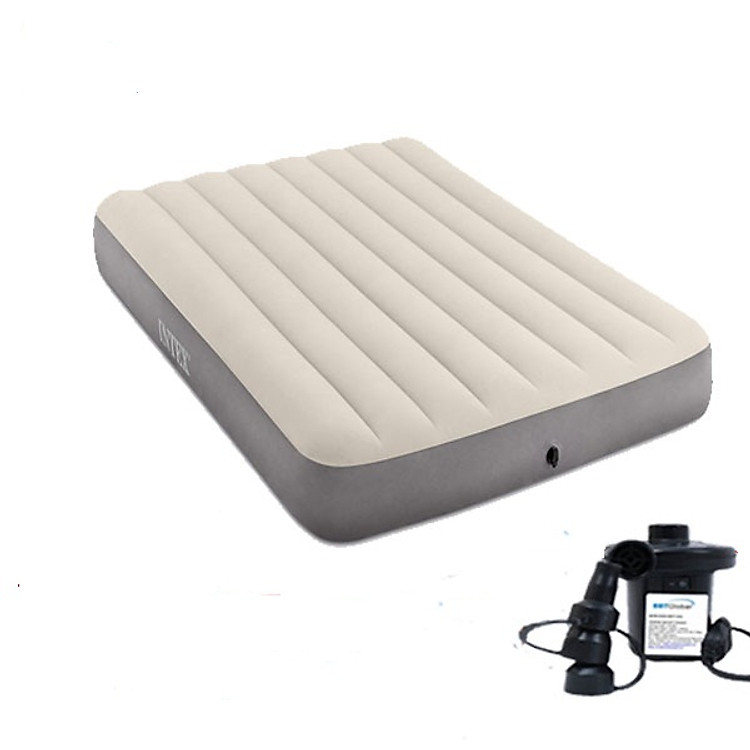 Đệm hơi đôi công nghệ mới INTEX 64102 - Kèm bơm điện