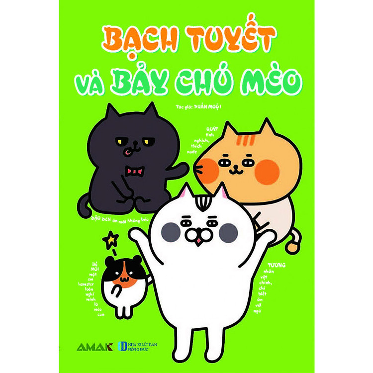 Sách Bạch Tuyết Và Bảy Chú Mèo