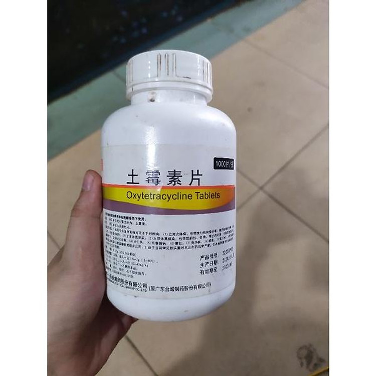 1000 viên nén Tetracycline cho cá cảnh