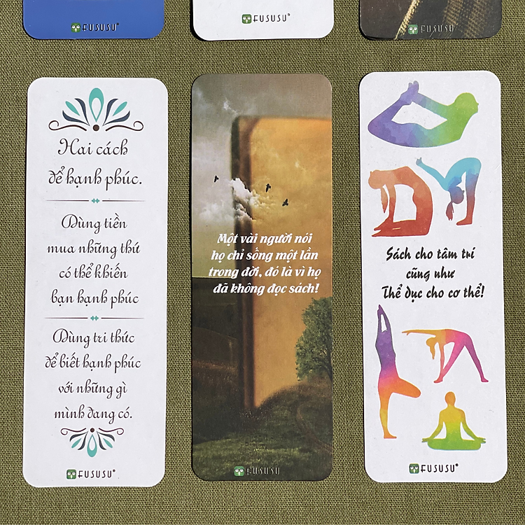 Bộ Bookmark song ngữ truyền cảm hứng đọc sách (10 chiếc) - Ảnh 2