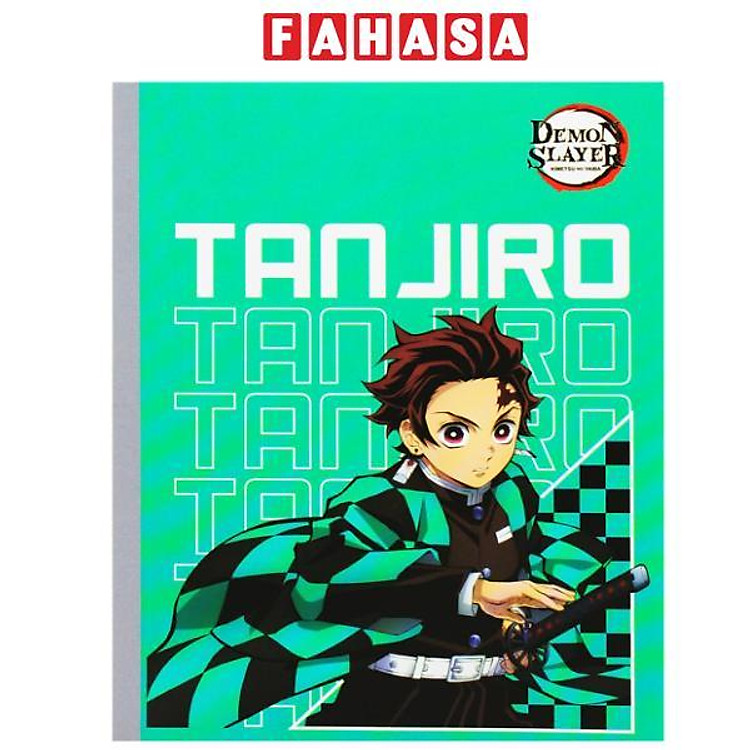 Tập Dán Gáy Demon Slayer – 4 Ô Ly Ngang (96 trang, 70gsm)