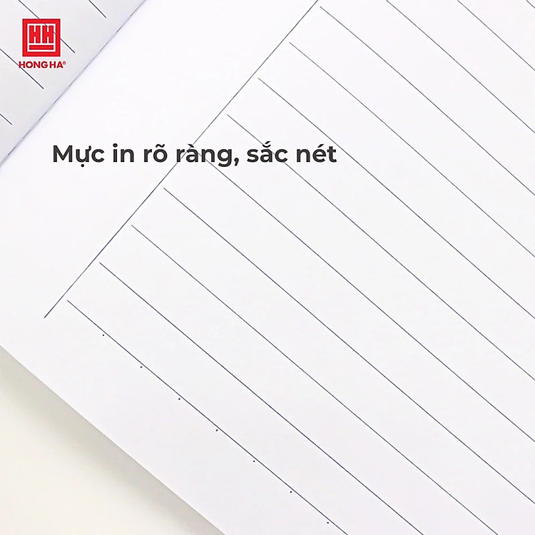 Vở Kẻ Ngang Hồng Hà 200 Trang (Gáy Vuông Ép Keo, GenZ 1101, 58 gm2, 180 x 252 mm) - Ảnh 4
