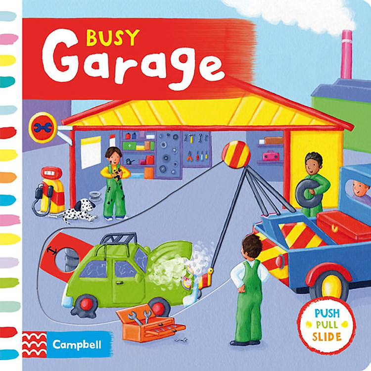 Sách Cambell Fush Full Slide Series: Busy Garage