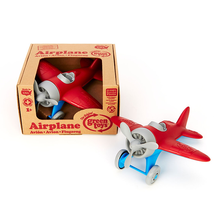 Đồ chơi máy bay Green Toys cho bé từ 1 tuổi - Đỏ