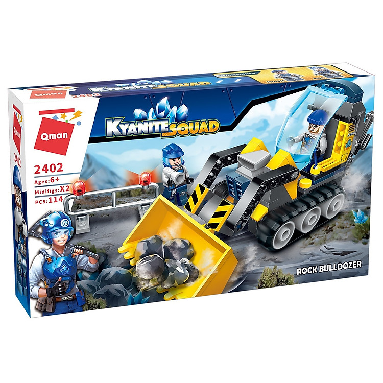 Đồ Chơi Xếp Hình Máy Ủi Đá Qman 2402 Chính hãng Ưu đãi - Hình ảnh 4