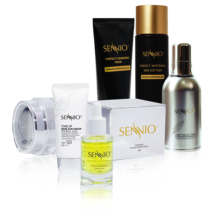 Bộ Mỹ Phẩm Làm Mờ Nám, Dưỡng Trắng Da Sennio 6 Sản Phẩm - SNO 820