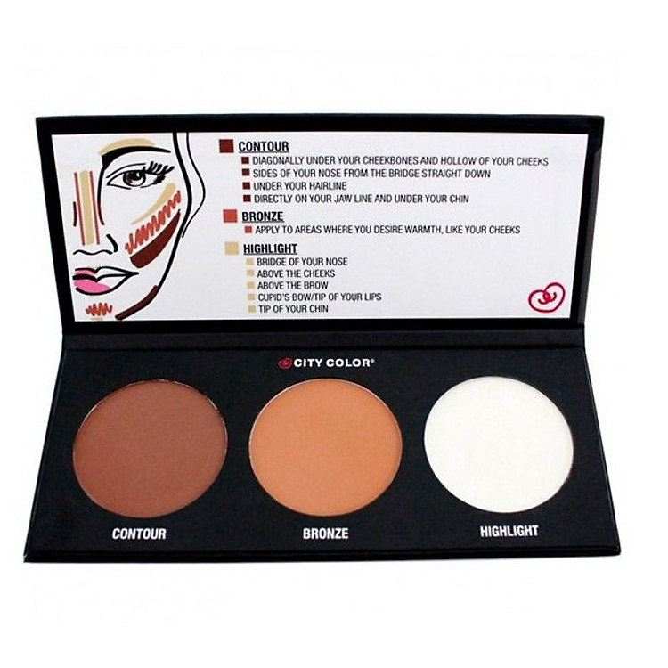 Phấn Tạo Khối City Color Contour Effects