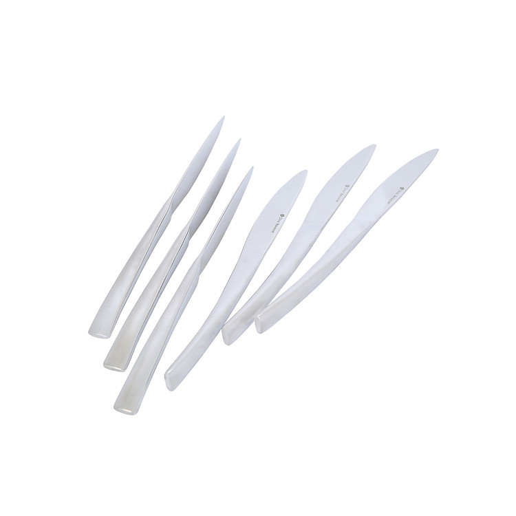 Bộ 6 Dao Vừa Ăn Món Khai Vị Phụ Kiện Bàn Ăn Inox 304 18/10 Bouscoe - Stainless Steel 304 18/10 Dessert Knife