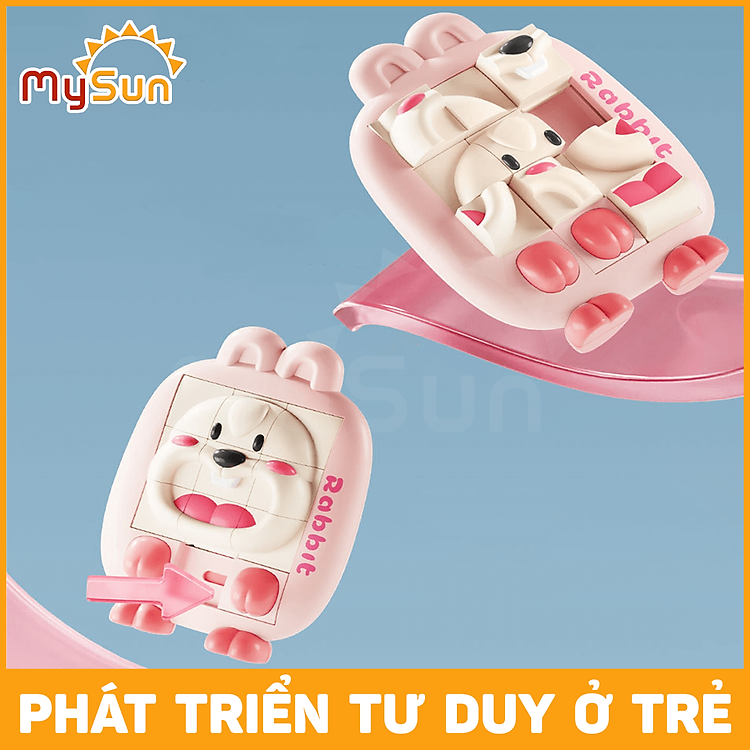 Xếp Hình 3D Thỏ Hồng Giáo Dục Chính hãng Tiết kiệm - Hình ảnh 4