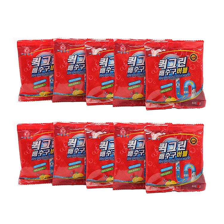 Bộ 02 hộp gồm 10 gói bột thông tắc cống Panda