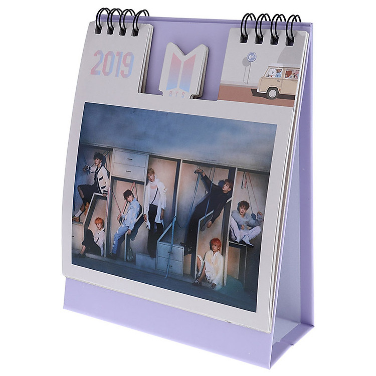 Lịch 2019 để bàn BTS