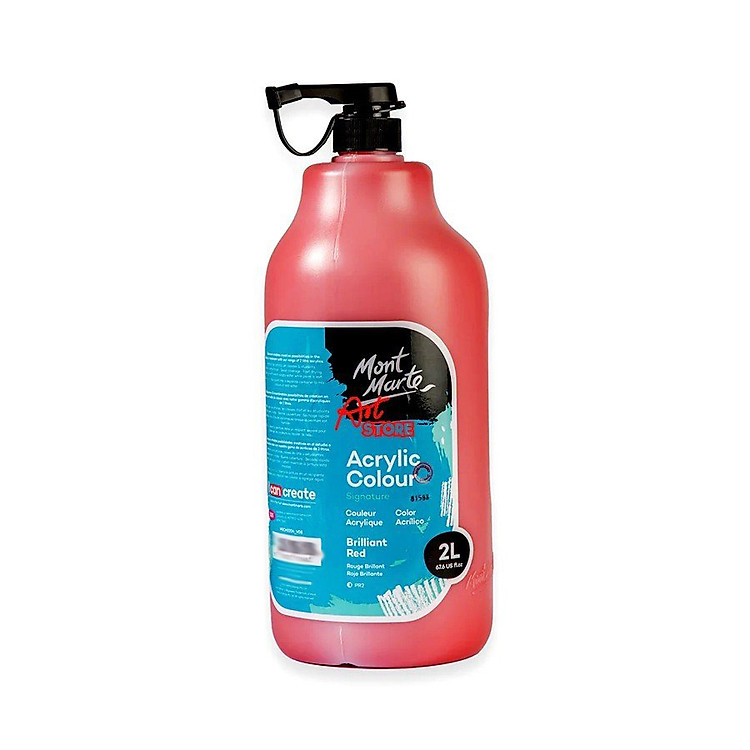 Màu Acrylic Bình 2Lít Có Vòi Xịt Mont Marte