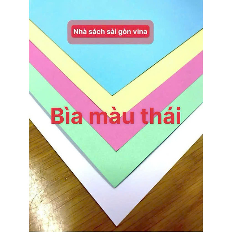 Bìa Giấy Cứng A4 160gsm (10 tờ) - Màu tím nhạt - Ảnh 7