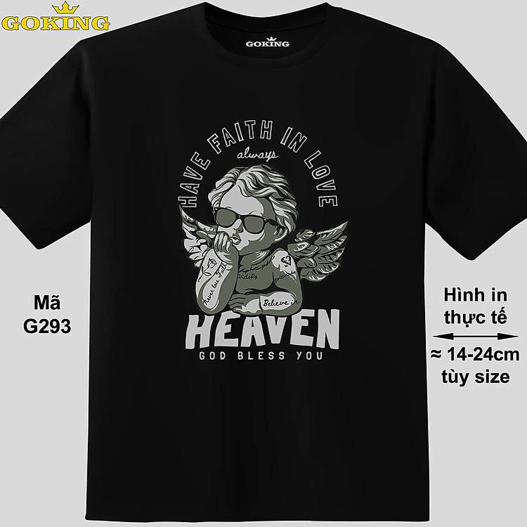 Have Faith In Love, mã G293. Áo thun in đẹp cho nam nữ, cặp đôi. Áo phông Goking hàng hiệu cao cấp