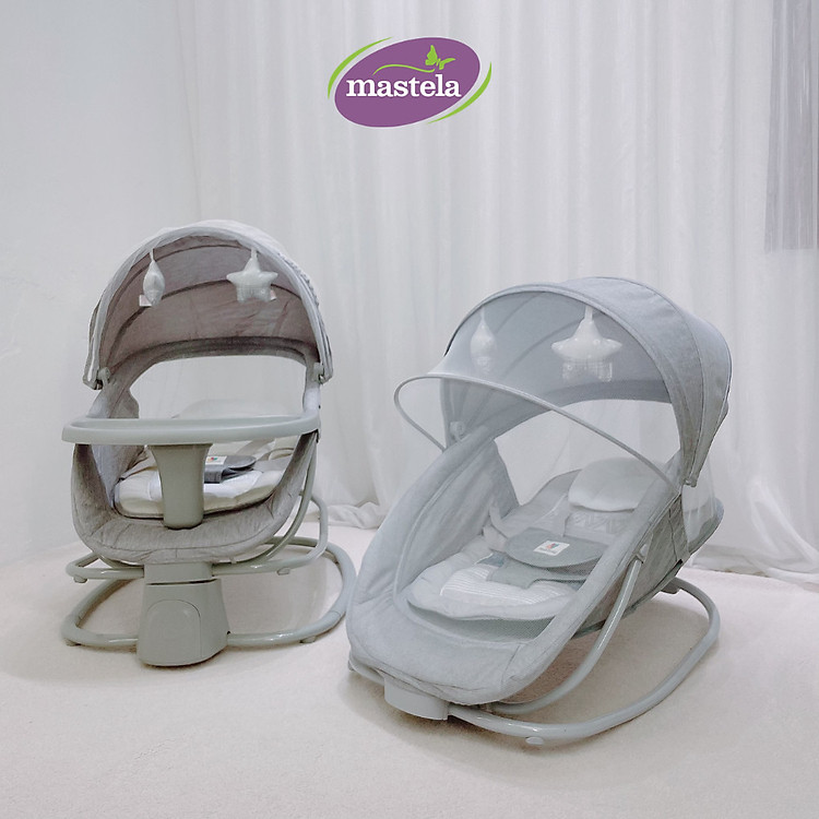 Mua Nôi ru ngủ kết hợp ghế ăn dặm Mastela Chính hãng Tiết kiệm - Hình ảnh 4