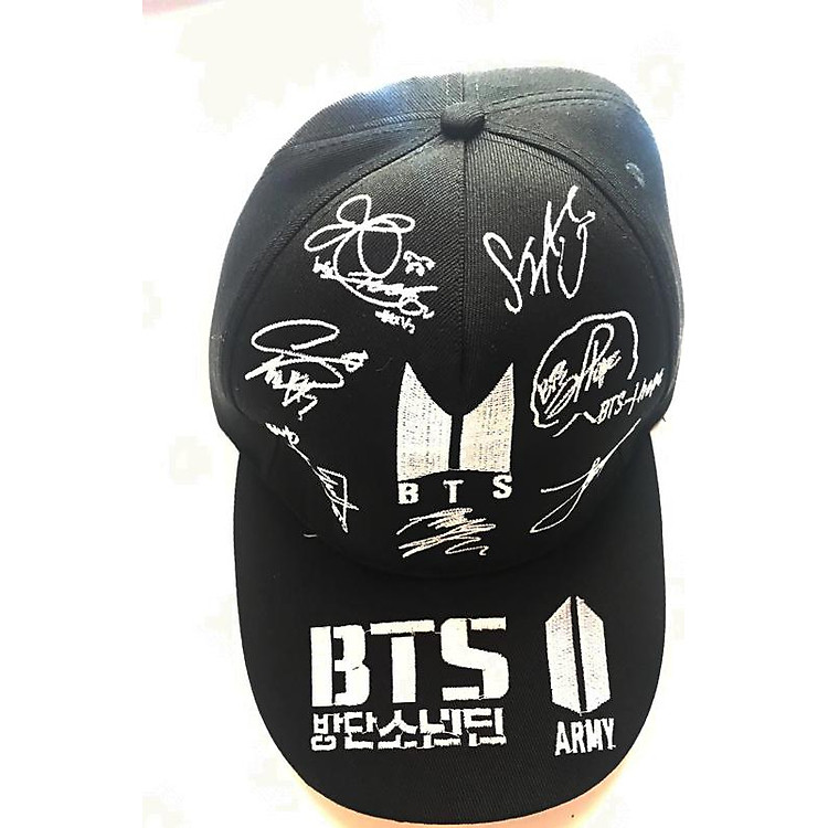 Mũ BTS chữ ký thành viên nón BTS thêu