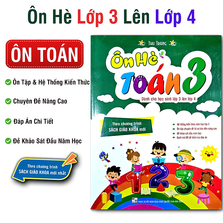 Ôn Hè Toán Và Tiếng Việt Lớp 3 - Dành Cho Học Sinh Lớp 3 Lên Lớp 4 Chương Trình Mới - Ảnh 2