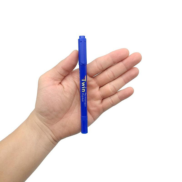 Bút Lông Dầu 2 Đầu Hồng Hà GX-PM02 (Màu Xanh Dương) - Ảnh 2