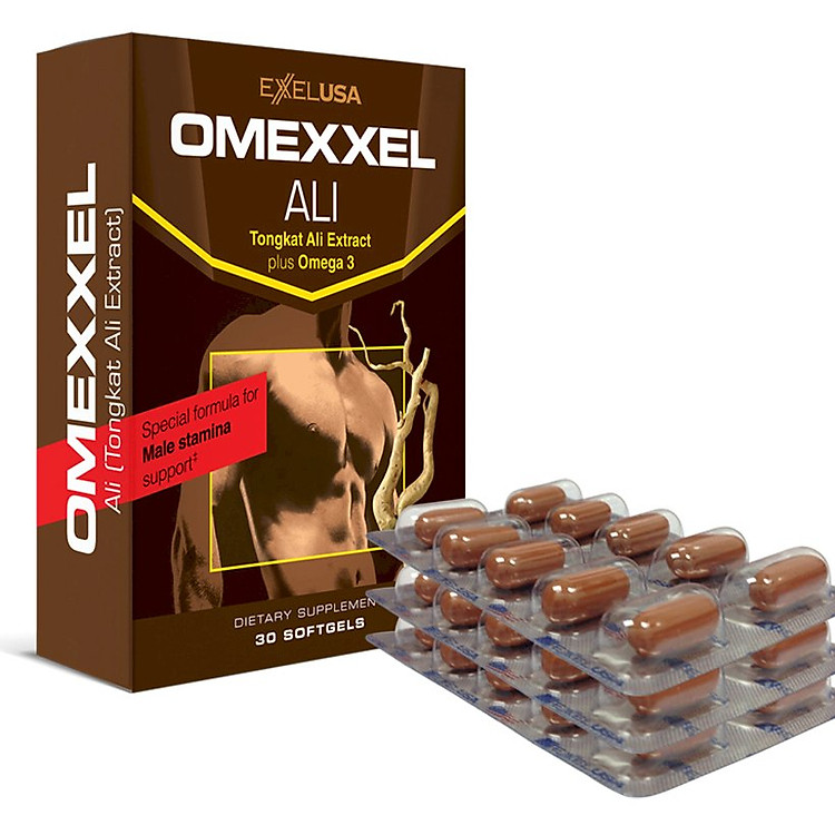 Thực phẩm chức năng Viên Uống Tăng Cường Sinh Lý Nam Omexxel Ali (Hộp 30 viên)