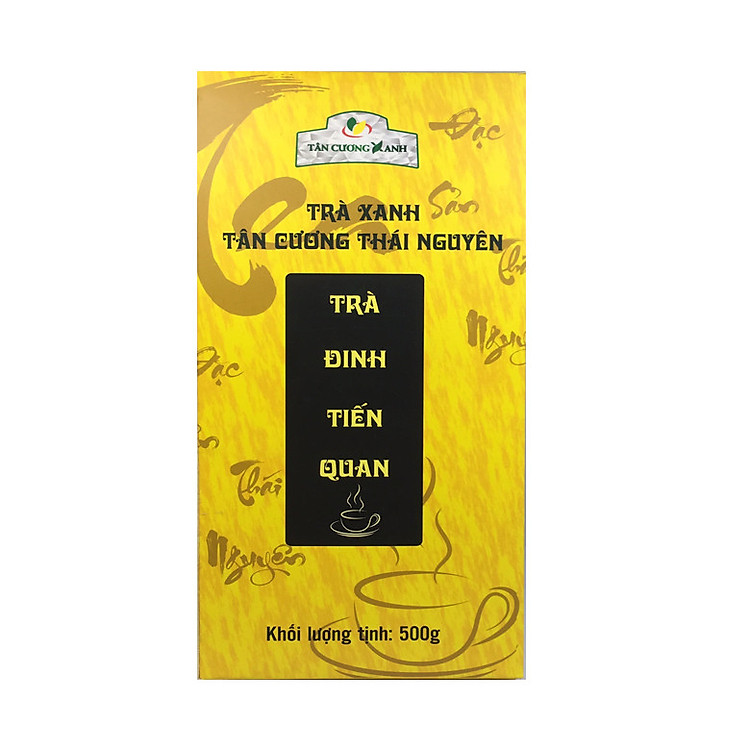 Hộp Trà Đinh Tiến Quan Trà xanh Tân Cương (500 g/hộp)