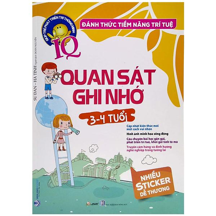 Đánh Thức Tiềm Năng Trí Tuệ – Quan Sát Ghi Nhớ (3-4 Tuổi) (Tái Bản)
