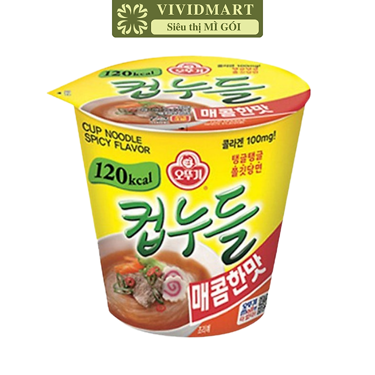 OTOKI - Miến ly Ottogi hương vị Cay, Miến Ottogi ly cay ăn liền, Miến ly cay Otogi Hàn Quốc ăn liền (37.8g/ly)