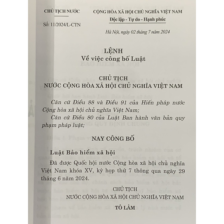 Luật Bảo hiểm xã hội năm 2024 - Ảnh 2