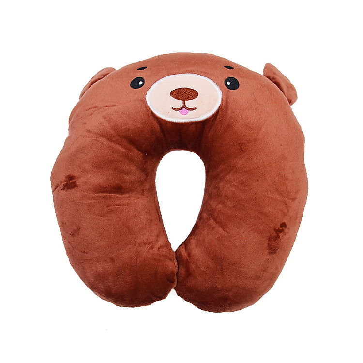 Gối cổ du lịch Pipobun - Gấu Nâu