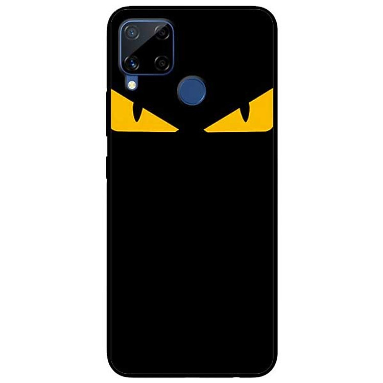 Ốp lưng dành cho Realme C15 mẫu Cặp Mắt Vàng Trên