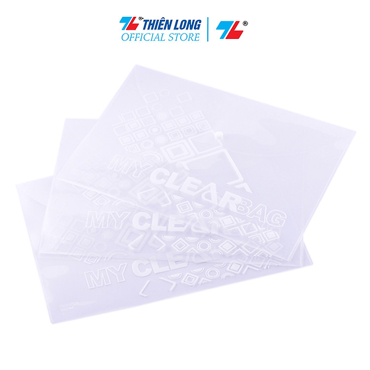 Bìa nút F4 Flexoffice FO-CBF04 (Trắng)