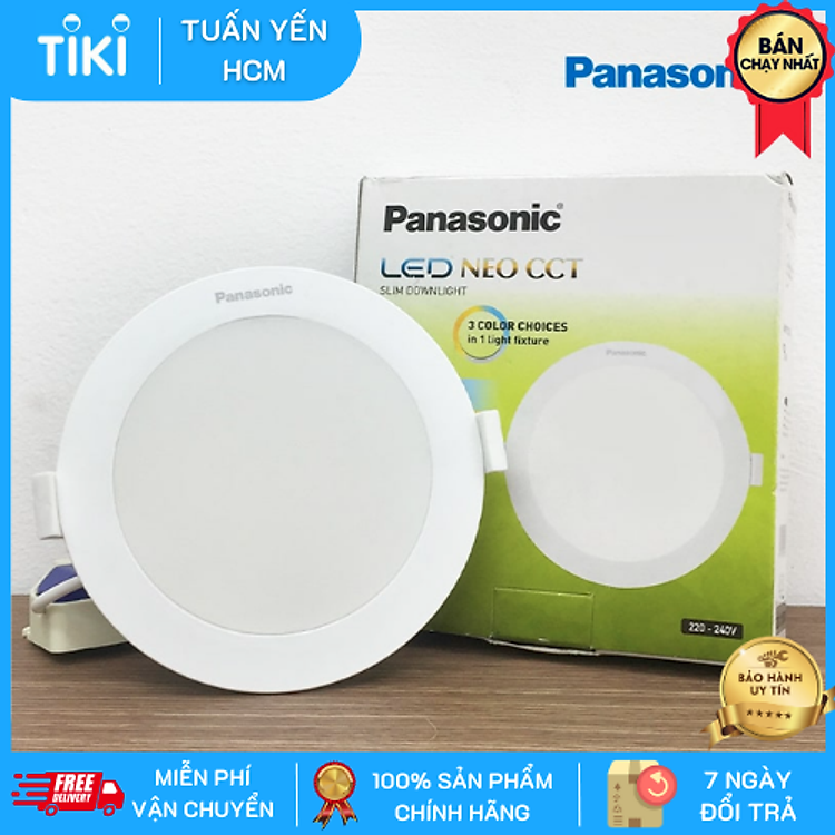 Đèn LED tròn âm trần Panasonic NEO SLIM - Hàng chính hãng