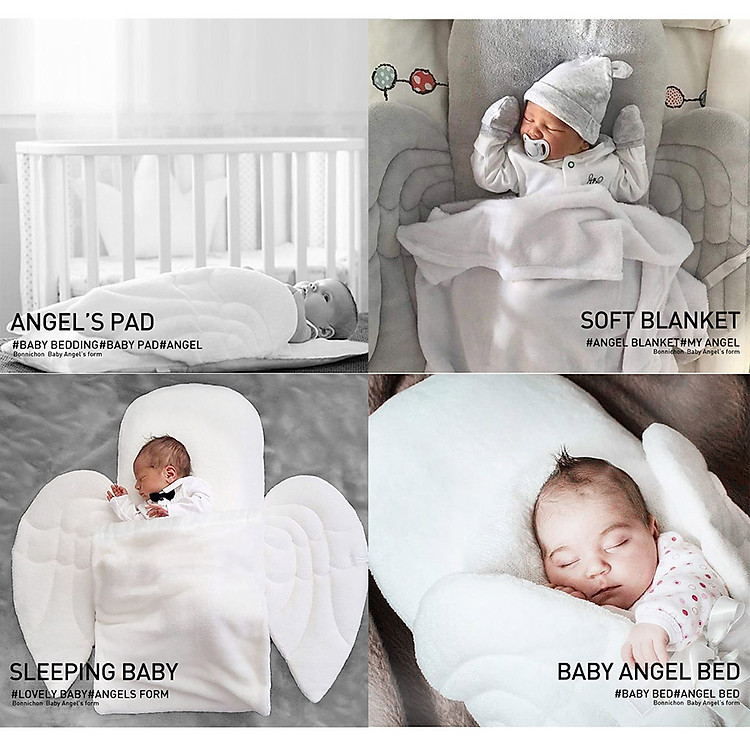 Mua Set chăn đệm sơ sinh BONNICHON Angel Chính hãng Giá tốt - Hình ảnh 5