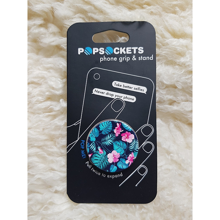 Giá Đỡ Điện Thoại Đa Năng Kẹp Ngón Chuyên Dùng Để Chụp Ảnh Tự Sướng Popsocket Hàng Chính Hãng